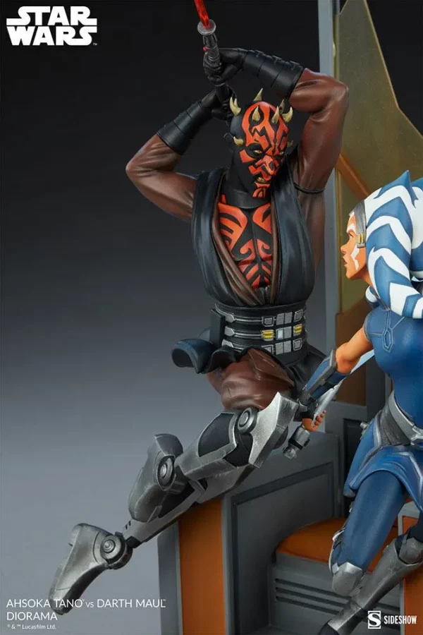 STAR WARS - Statuette The Clone Wars Ahsoka Tano vs Dark Maul 51 cm – Image 11