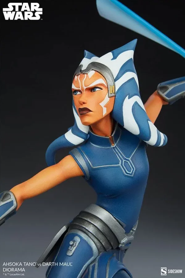 STAR WARS - Statuette The Clone Wars Ahsoka Tano vs Dark Maul 51 cm – Image 13