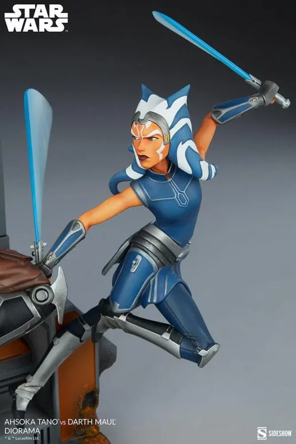 STAR WARS - Statuette The Clone Wars Ahsoka Tano vs Dark Maul 51 cm – Image 14