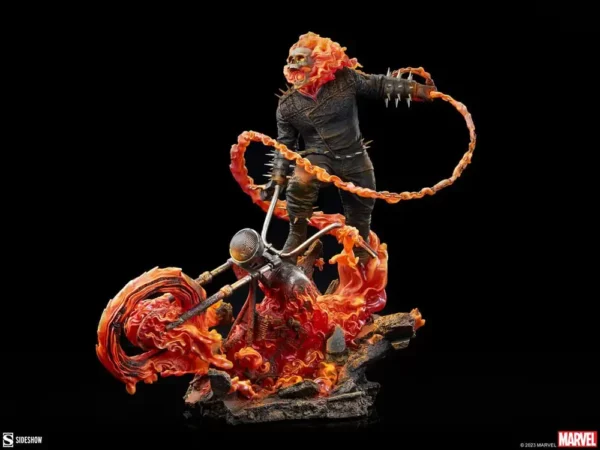 MARVEL - Statuette Premium Format Ghost Rider 53 cm – Image 6