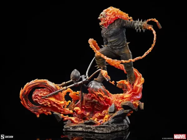 MARVEL - Statuette Premium Format Ghost Rider 53 cm – Image 7