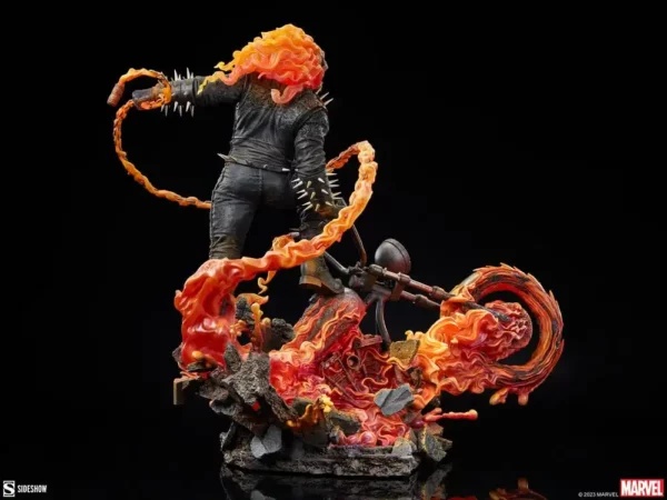 MARVEL - Statuette Premium Format Ghost Rider 53 cm – Image 8