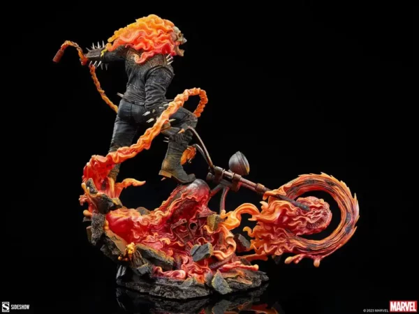 MARVEL - Statuette Premium Format Ghost Rider 53 cm – Image 9