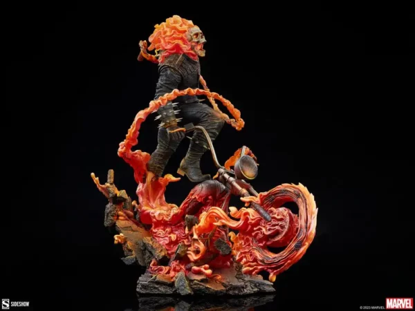 MARVEL - Statuette Premium Format Ghost Rider 53 cm – Image 10