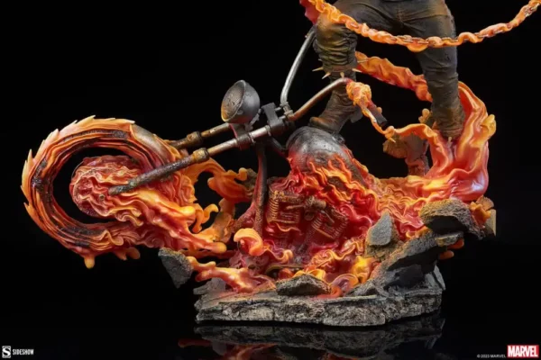 MARVEL - Statuette Premium Format Ghost Rider 53 cm – Image 14