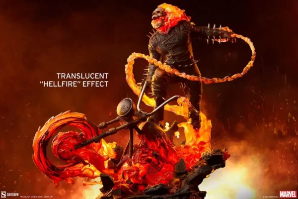 MARVEL - Statuette Premium Format Ghost Rider 53 cm – Image 16