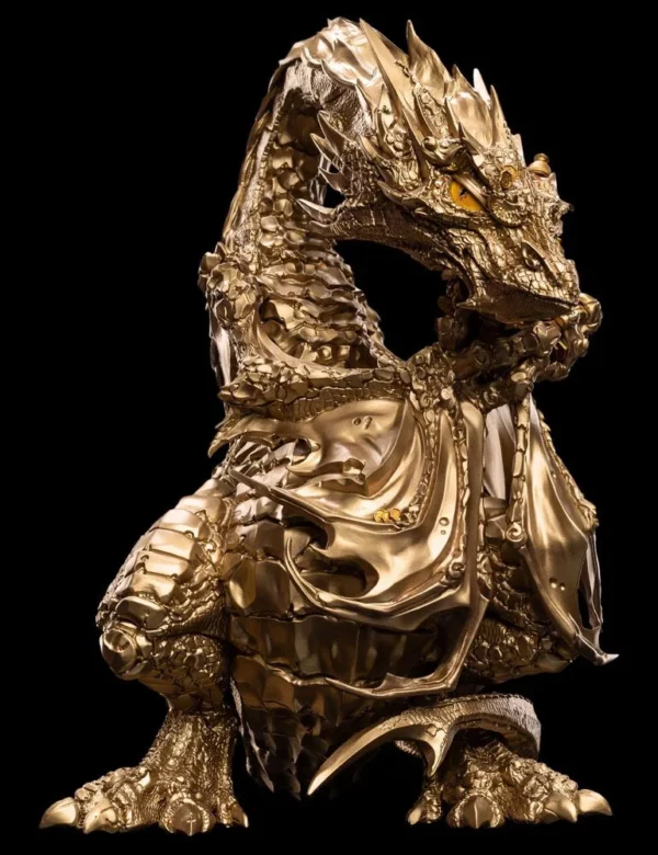 LE HOBBIT – Figurine Mini Epics Smaug The Golden Edition Limitée 29 cm – Image 2