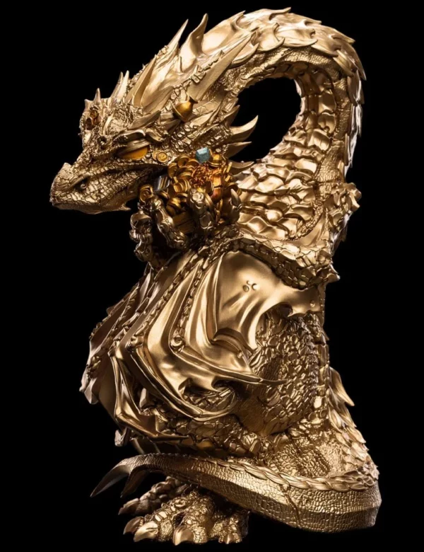 LE HOBBIT – Figurine Mini Epics Smaug The Golden Edition Limitée 29 cm – Image 3