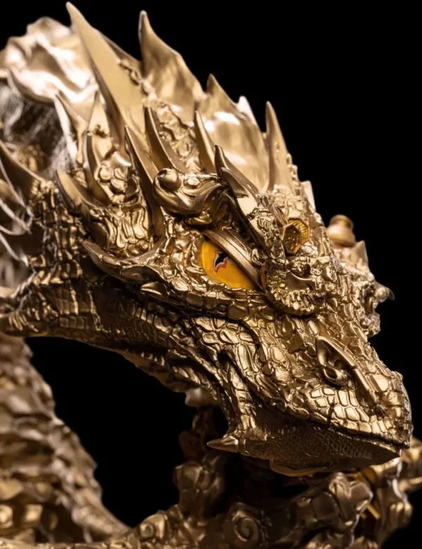 LE HOBBIT – Figurine Mini Epics Smaug The Golden Edition Limitée 29 cm – Image 5