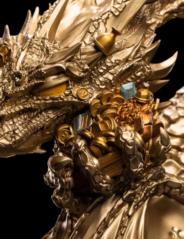 LE HOBBIT – Figurine Mini Epics Smaug The Golden Edition Limitée 29 cm – Image 6