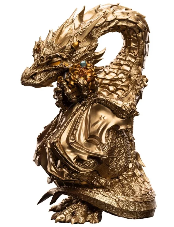 LE HOBBIT – Figurine Mini Epics Smaug The Golden Edition Limitée 29 cm – Image 8