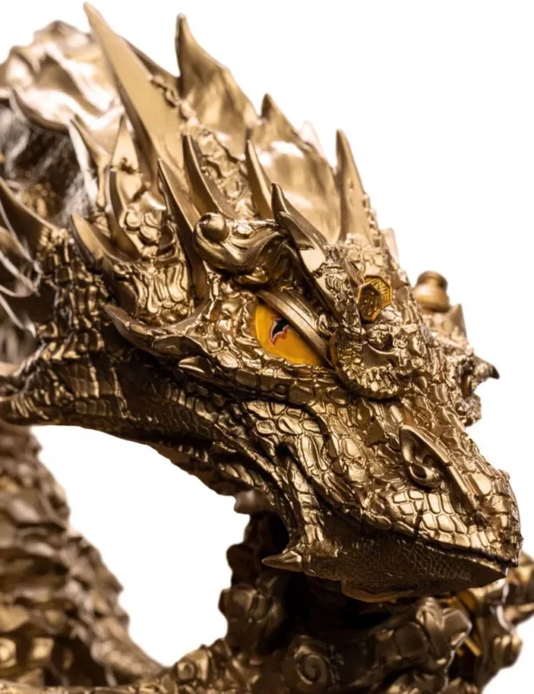LE HOBBIT – Figurine Mini Epics Smaug The Golden Edition Limitée 29 cm – Image 10