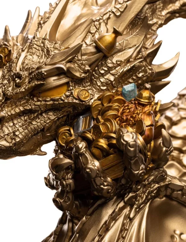 LE HOBBIT – Figurine Mini Epics Smaug The Golden Edition Limitée 29 cm – Image 11