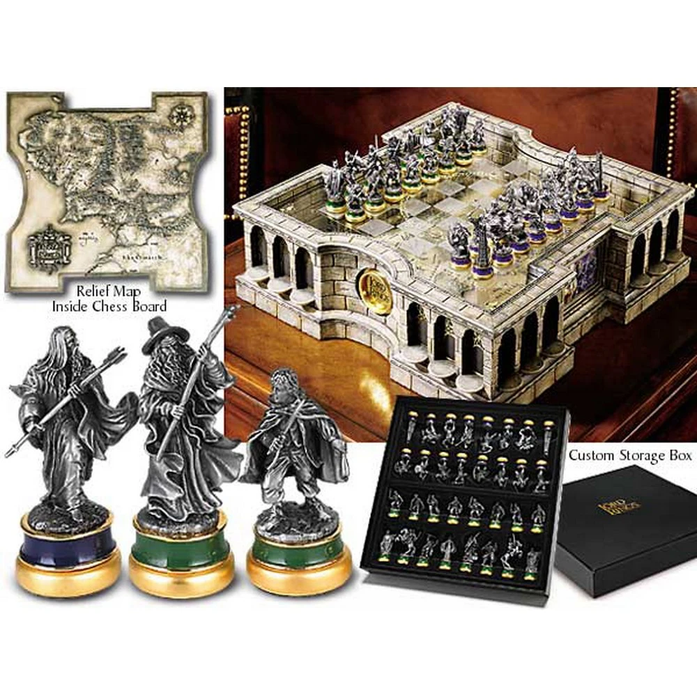Jeu d'échecs de collection Le Seigneur des Anneaux