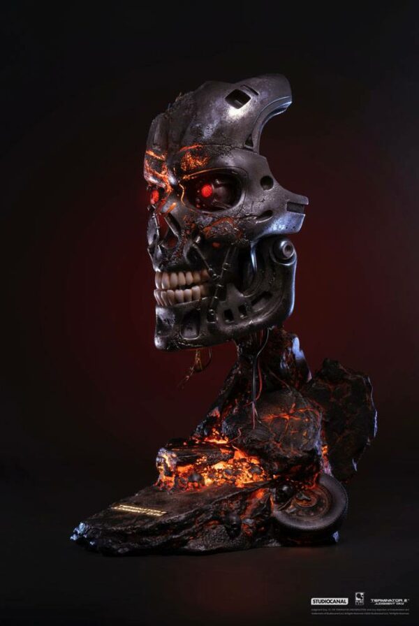 TERMINATOR - Réplique 1/1 Masque T-800 Endoskeleton Battle Damaged Version 46 cm – Image 2