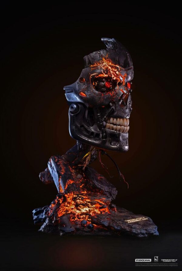 TERMINATOR - Réplique 1/1 Masque T-800 Endoskeleton Battle Damaged Version 46 cm – Image 3