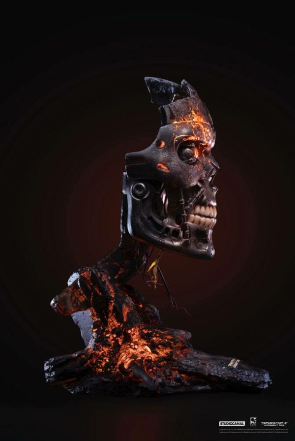 TERMINATOR - Réplique 1/1 Masque T-800 Endoskeleton Battle Damaged Version 46 cm – Image 4