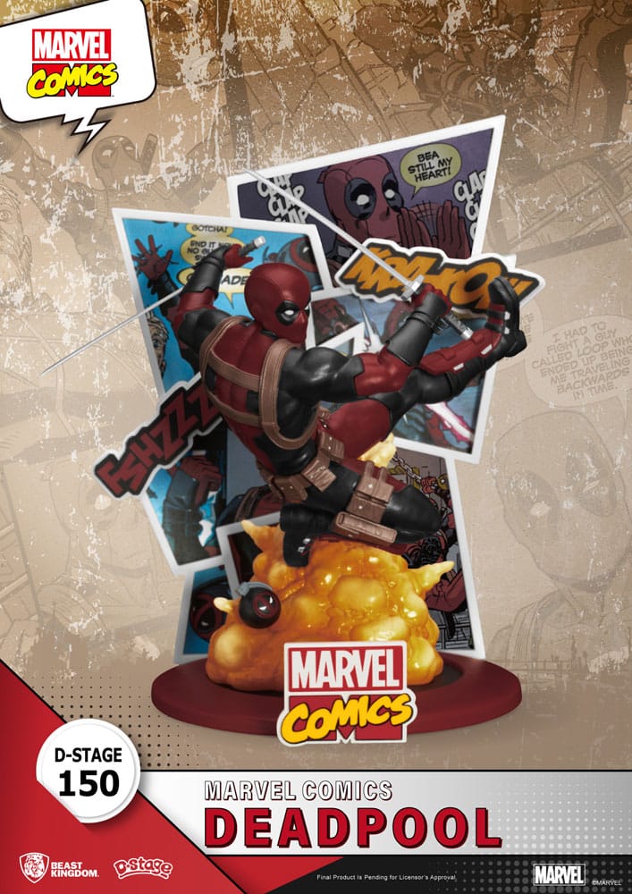 MARVEL – Figurine Diorama Deadpool D-Stage 16 cm