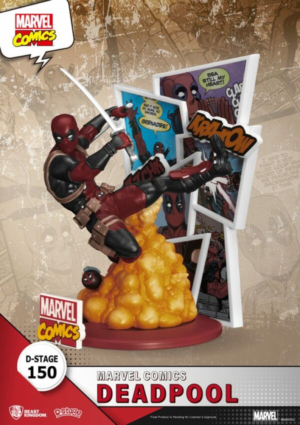 MARVEL – Figurine Diorama Deadpool D-Stage 16 cm – Image 2