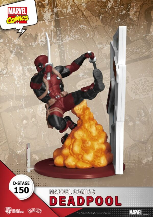 MARVEL – Figurine Diorama Deadpool D-Stage 16 cm – Image 3