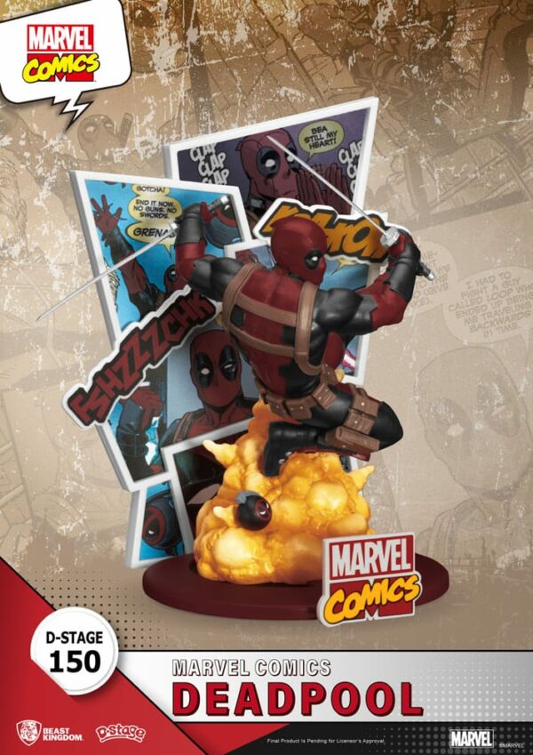 MARVEL – Figurine Diorama Deadpool D-Stage 16 cm – Image 4