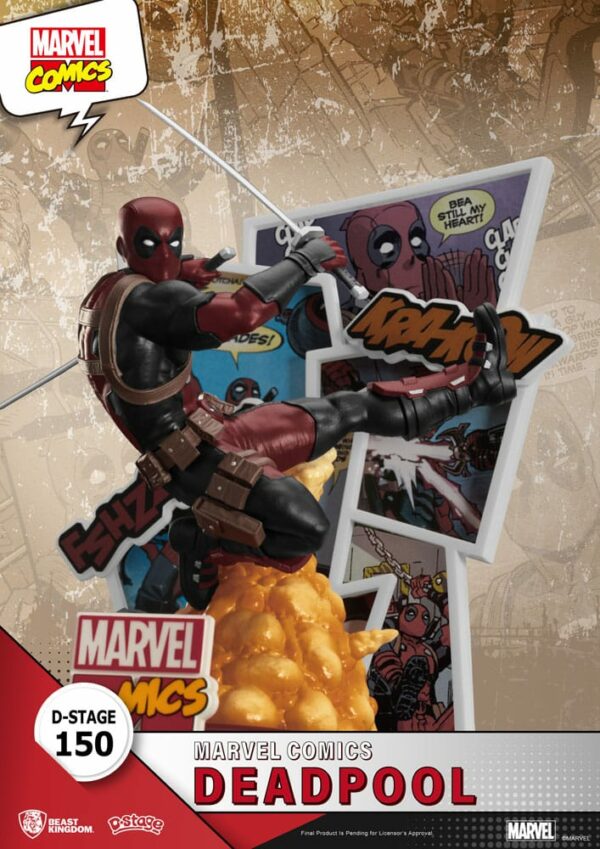 MARVEL – Figurine Diorama Deadpool D-Stage 16 cm – Image 5