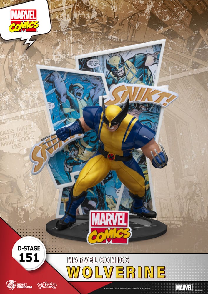 MARVEL – Figurine Diorama Wolverine D-Stage 16 cm