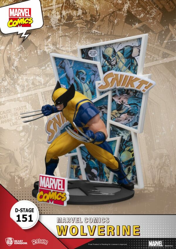 MARVEL – Figurine Diorama Wolverine D-Stage 16 cm – Image 2