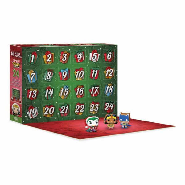 DC Comics Pocket POP! Calendrier de l’avent DC Holiday 2023 – Image 2