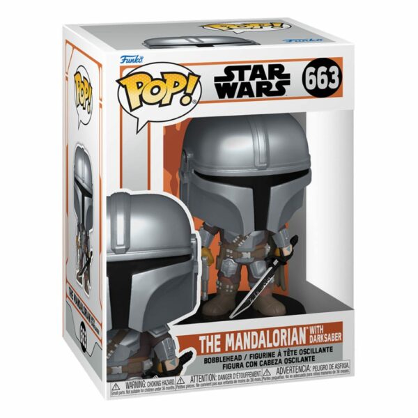 The Mandalorian avec Darksaber – Figurine Star Wars Funko POP! n°663 – Image 2