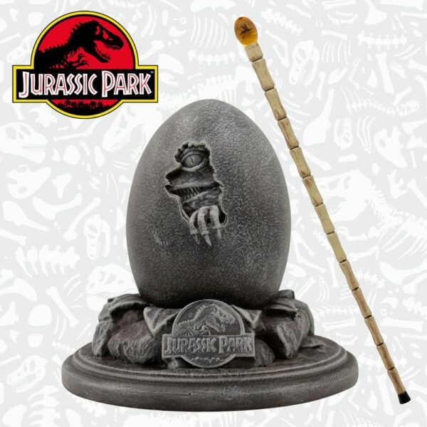 JURASSIC PARK - Répliques 30ème Anniversaire Set Œuf de Raptor et Canne de John Hammond – Image 7