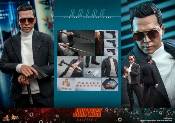JOHN WICK – Figurine 1/6 Movie Masterpiece Caine (Chapter 4) 30 cm – Image 11