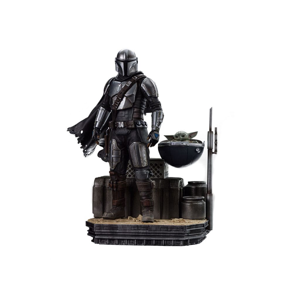 STAR WARS – Statuette 1/10 Art Scale The Mandalorian Din Djarin & Din Grogu 21 cm