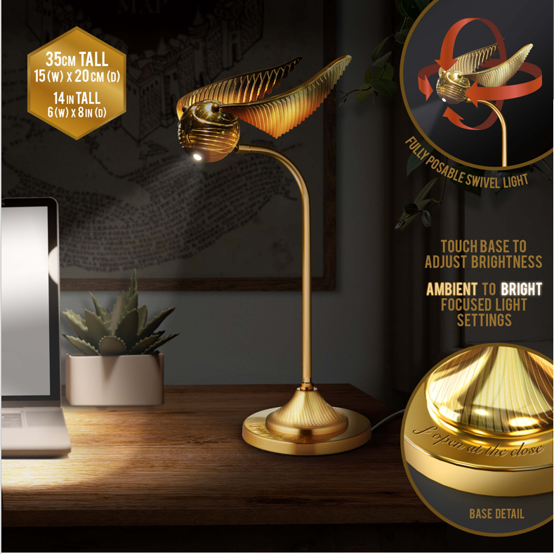 Lampe de bureau Vif d'Or (Harry Potter)