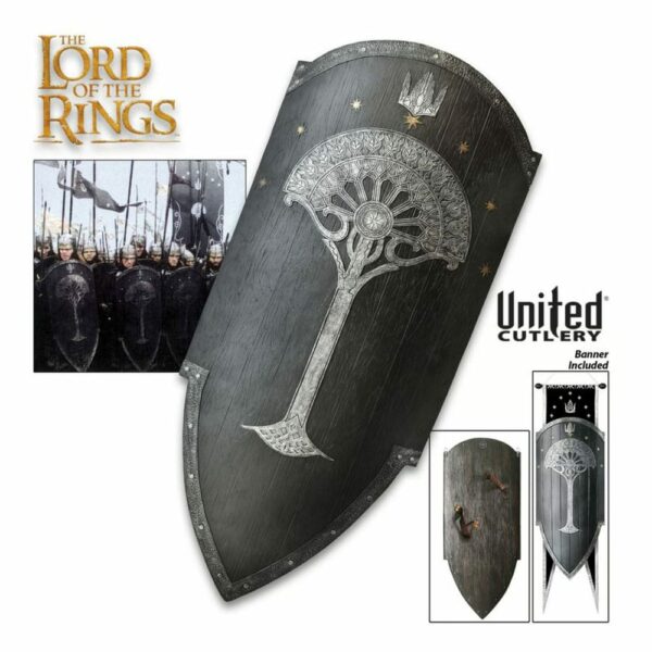 LE SEIGNEUR DES ANNEAUX – Réplique 1/1 Bouclier du Gondor 113 cm – Image 2