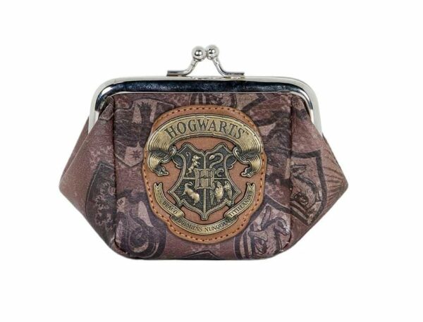 HARRY POTTER - Porte-monnaie avec Fermoir Emblème Poudlard – Image 2