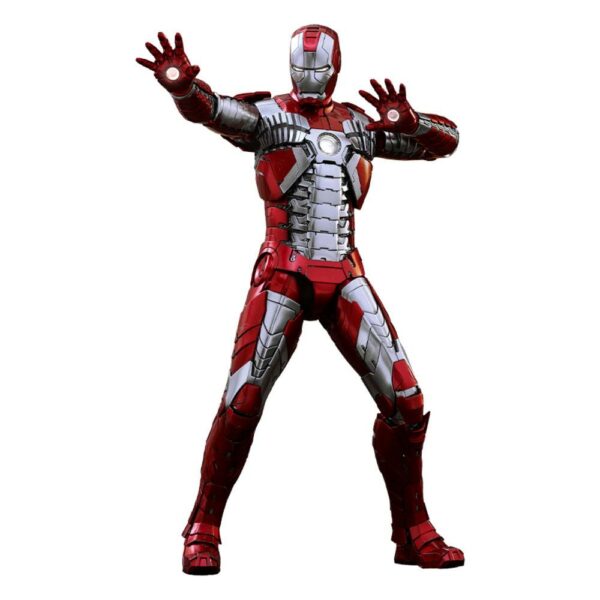 MARVEL – Figurine 1/6 Movie Masterpiece Series Diecast Iron Man Mark V (Iron Man 2) 32 cm – Image 2