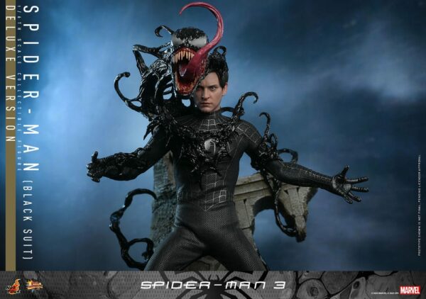 MARVEL – Figurine 1/6 Movie Masterpiece Spider-Man 3 (Black Suit) Deluxe Version 30 cm – Image 6