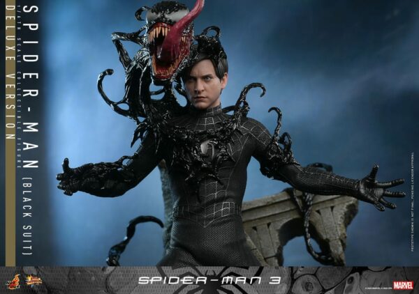MARVEL – Figurine 1/6 Movie Masterpiece Spider-Man 3 (Black Suit) Deluxe Version 30 cm – Image 7