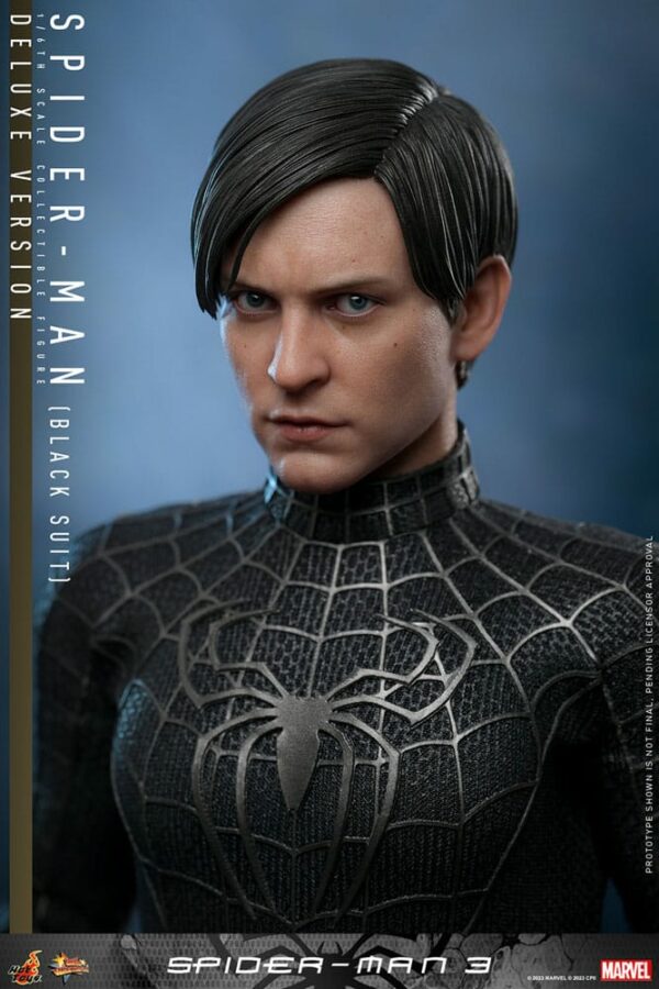 MARVEL – Figurine 1/6 Movie Masterpiece Spider-Man 3 (Black Suit) Deluxe Version 30 cm – Image 9