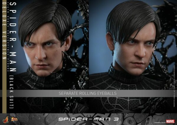 MARVEL – Figurine 1/6 Movie Masterpiece Spider-Man 3 (Black Suit) Deluxe Version 30 cm – Image 11