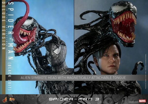 MARVEL – Figurine 1/6 Movie Masterpiece Spider-Man 3 (Black Suit) Deluxe Version 30 cm – Image 12