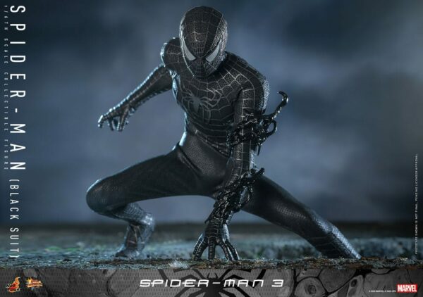 MARVEL – Figurine 1/6 Movie Masterpiece Spider-Man 3 (Black Suit) 30 cm – Image 8