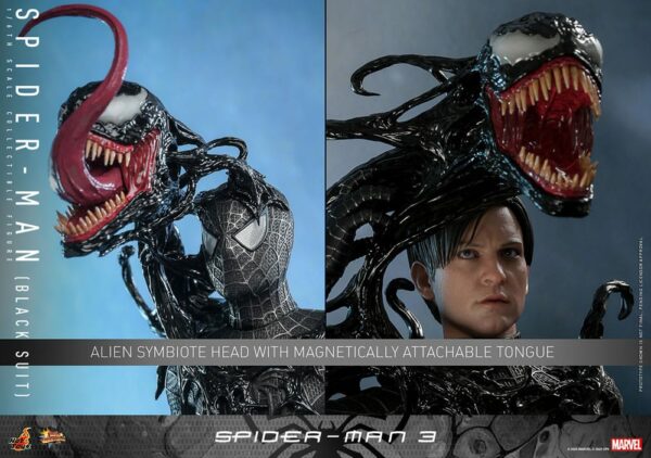 MARVEL – Figurine 1/6 Movie Masterpiece Spider-Man 3 (Black Suit) 30 cm – Image 11