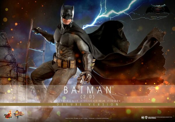 DC COMICS – Batman v Superman : L'Aube de la Justice Figurine Movie Masterpiece 1/6 Batman 2.0 Deluxe Version 30 cm – Image 2