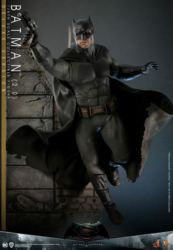 DC COMICS – Batman v Superman : L'Aube de la Justice Figurine Movie Masterpiece 1/6 Batman 2.0 Deluxe Version 30 cm – Image 4