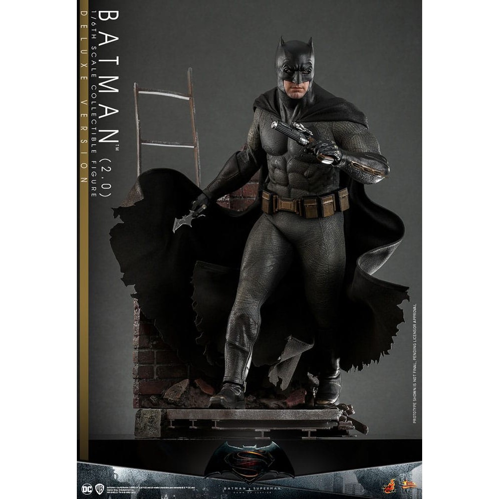 DC COMICS – Batman v Superman : L'Aube de la Justice Figurine Movie  Masterpiece 1/6 Batman 2.0 Deluxe Version 30 cm - Le Manoir des Comics