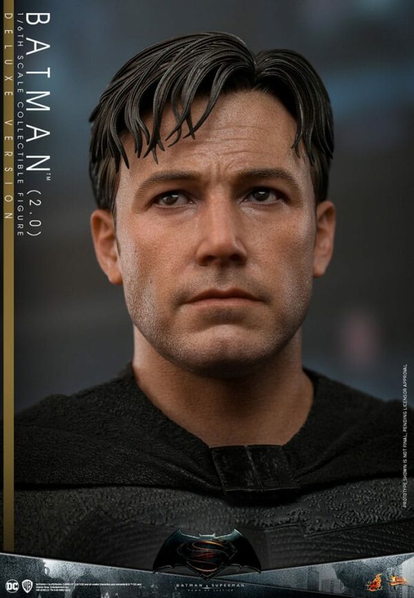 DC COMICS – Batman v Superman : L'Aube de la Justice Figurine Movie Masterpiece 1/6 Batman 2.0 Deluxe Version 30 cm – Image 11