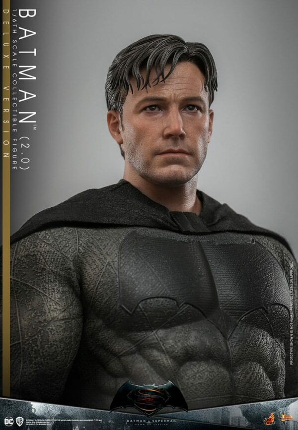 DC COMICS – Batman v Superman : L'Aube de la Justice Figurine Movie Masterpiece 1/6 Batman 2.0 Deluxe Version 30 cm – Image 12