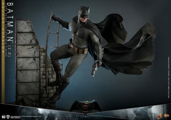 DC COMICS – Batman v Superman : L'Aube de la Justice Figurine Movie Masterpiece 1/6 Batman 2.0 Deluxe Version 30 cm – Image 13